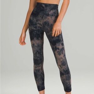 NWT Lululemon Align High-Rise Pant 25” in Diamond Dye Lunar Rock True Navy